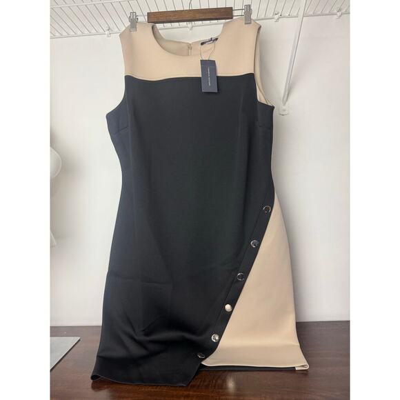 Tommy Hilfiger Colorblocked Jersey Dress Size 16 - Picture 6 of 11